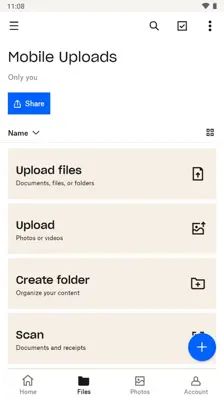 Dropbox android App screenshot 0