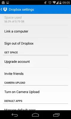 Dropbox android App screenshot 11