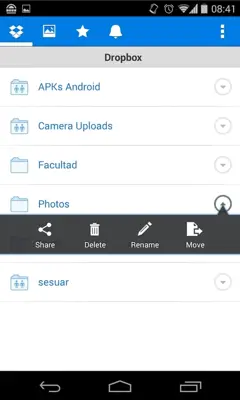 Dropbox android App screenshot 16