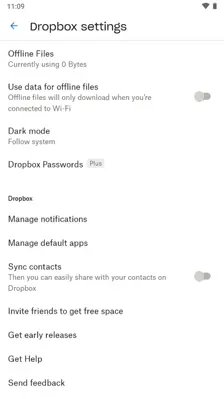 Dropbox android App screenshot 7